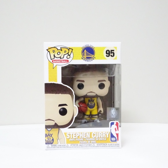 Stephen Curry NBA Golden State Warriors (Alternate Jersey) Funko Pop! #95 - Picture 1 of 4